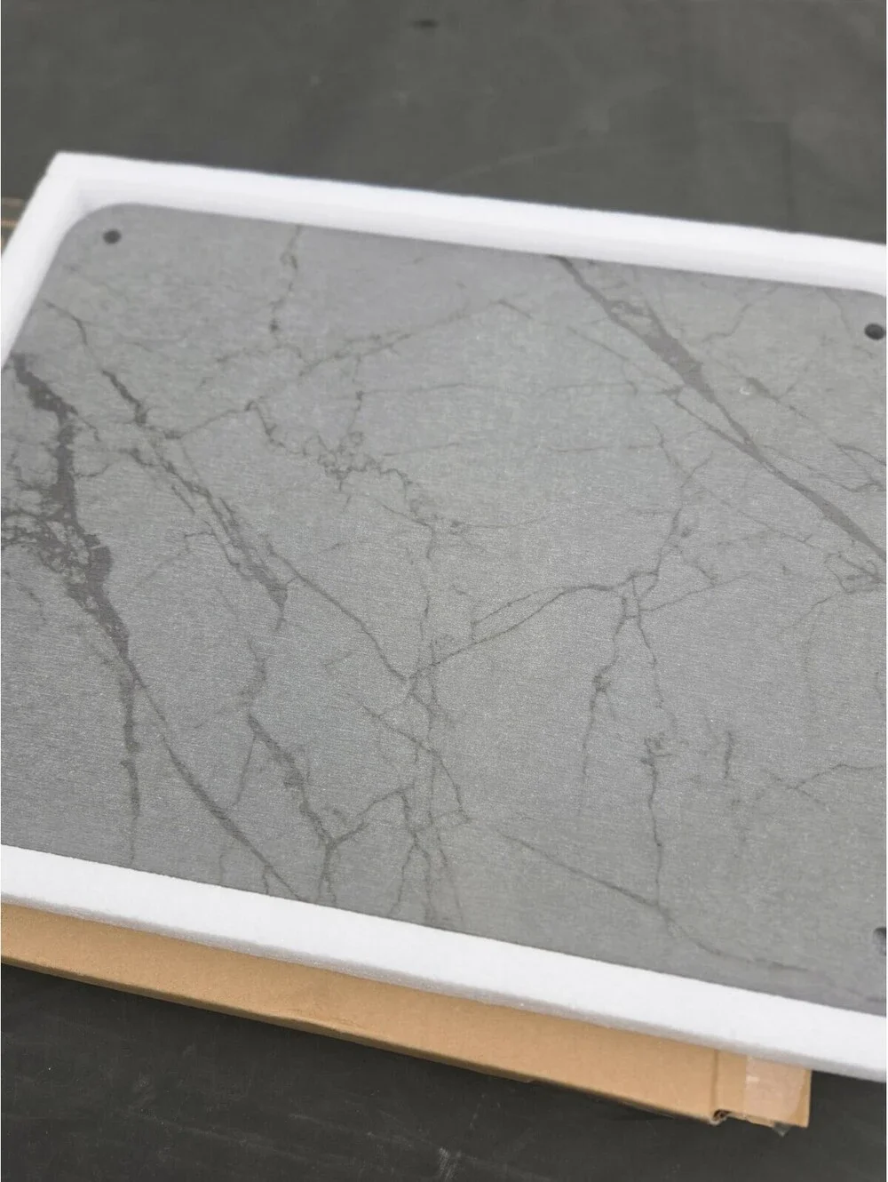 Diatomite dish drying Mat Marble color